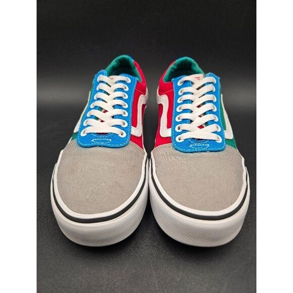 Vans Shoes Mens Size 10 Rally Drizzle Colorblock Low Top Sneakers Ward - Picture 2 of 9